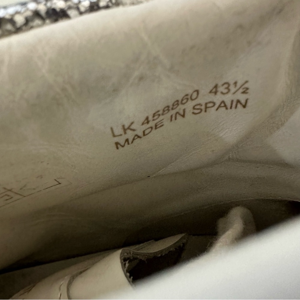YSL Mid top sneaker with appliqué “Love” “Stars” and glitter panels 43.5 - Picture 8 of 12